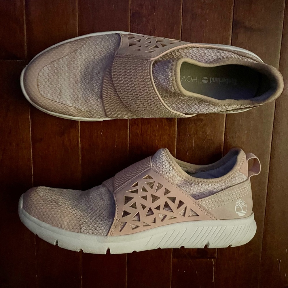 Timberland Light Pink Boltero Slip on Trainers